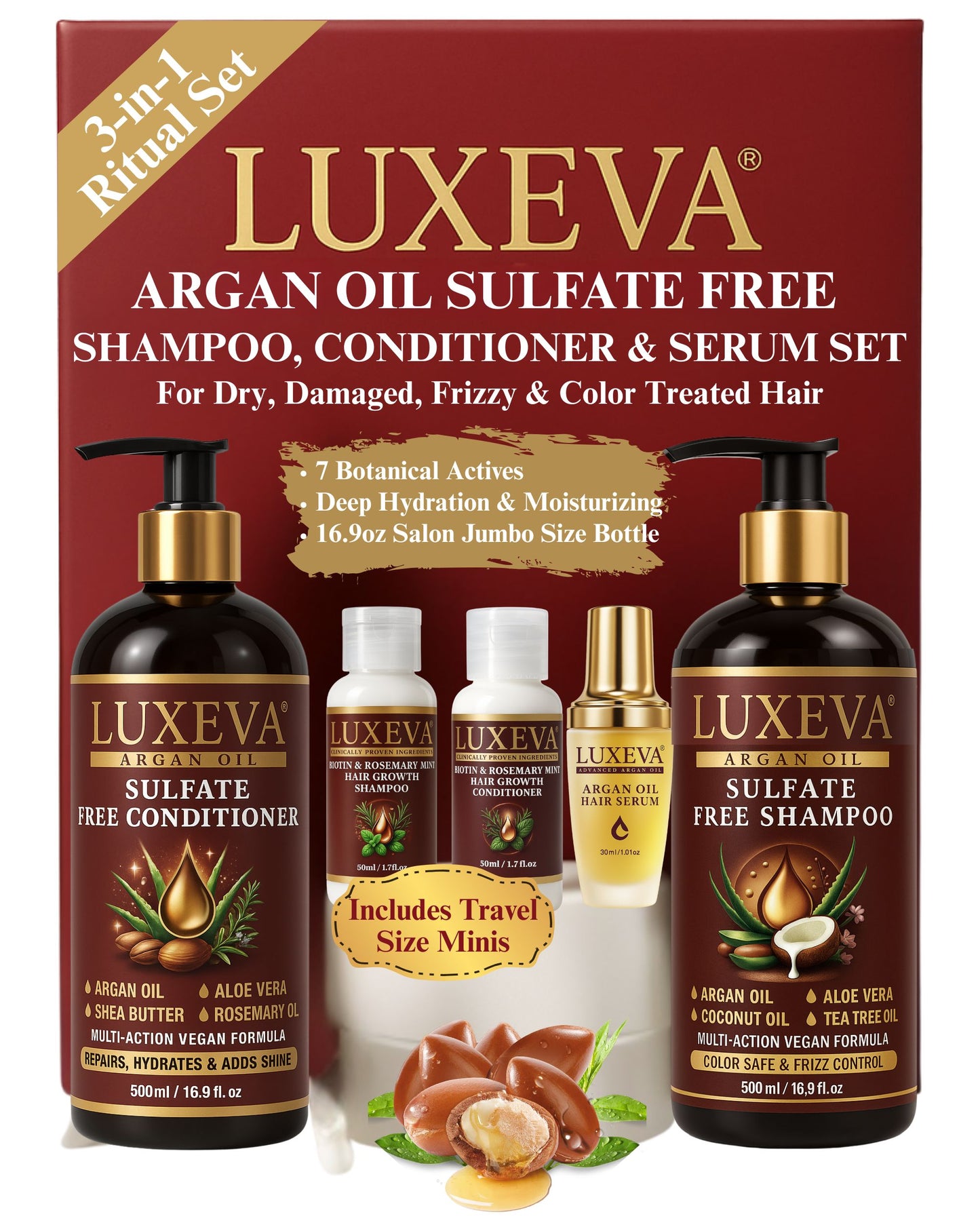 3-in-1 Argan Oil Repair & Shine Set