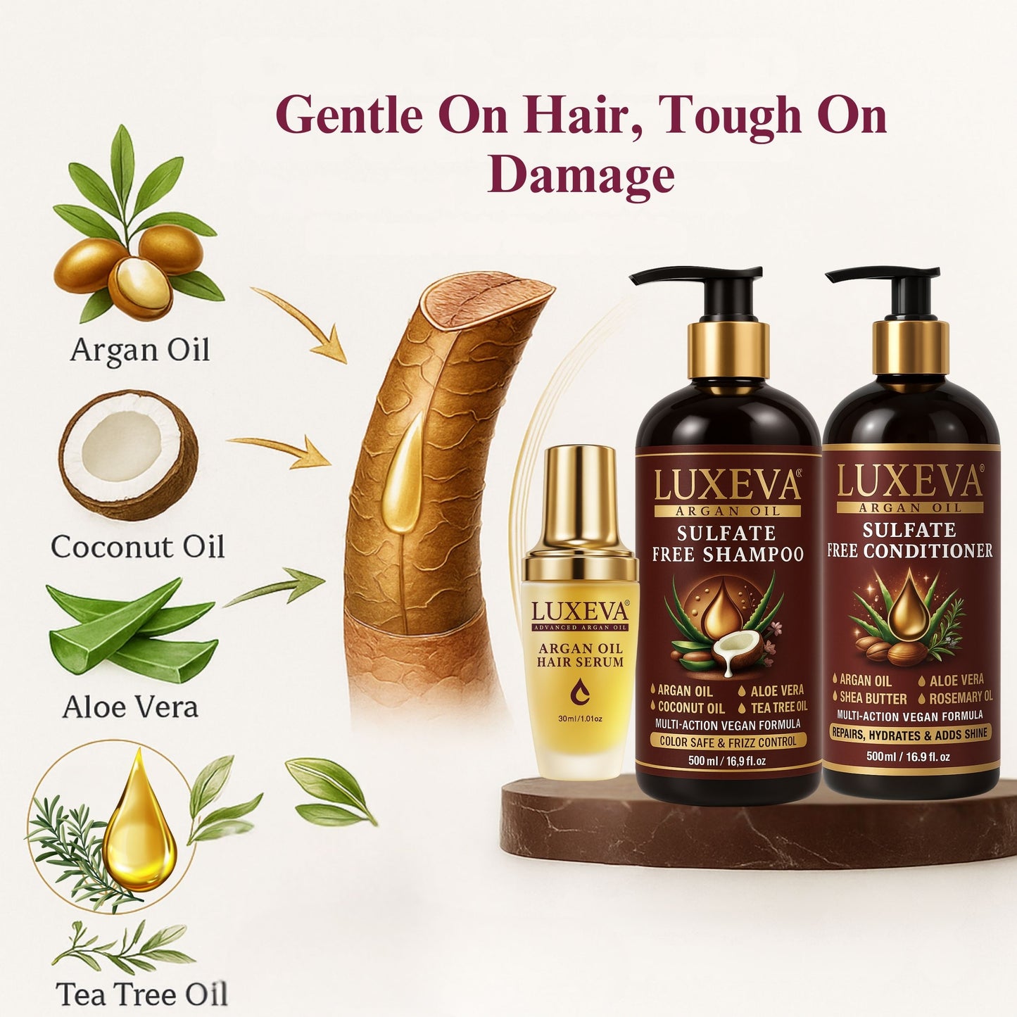 3-in-1 Argan Oil Repair & Shine Set