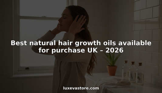 Woman applying oil for natural hair growth