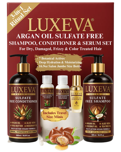 3-in-1 Argan Oil Repair & Shine Set