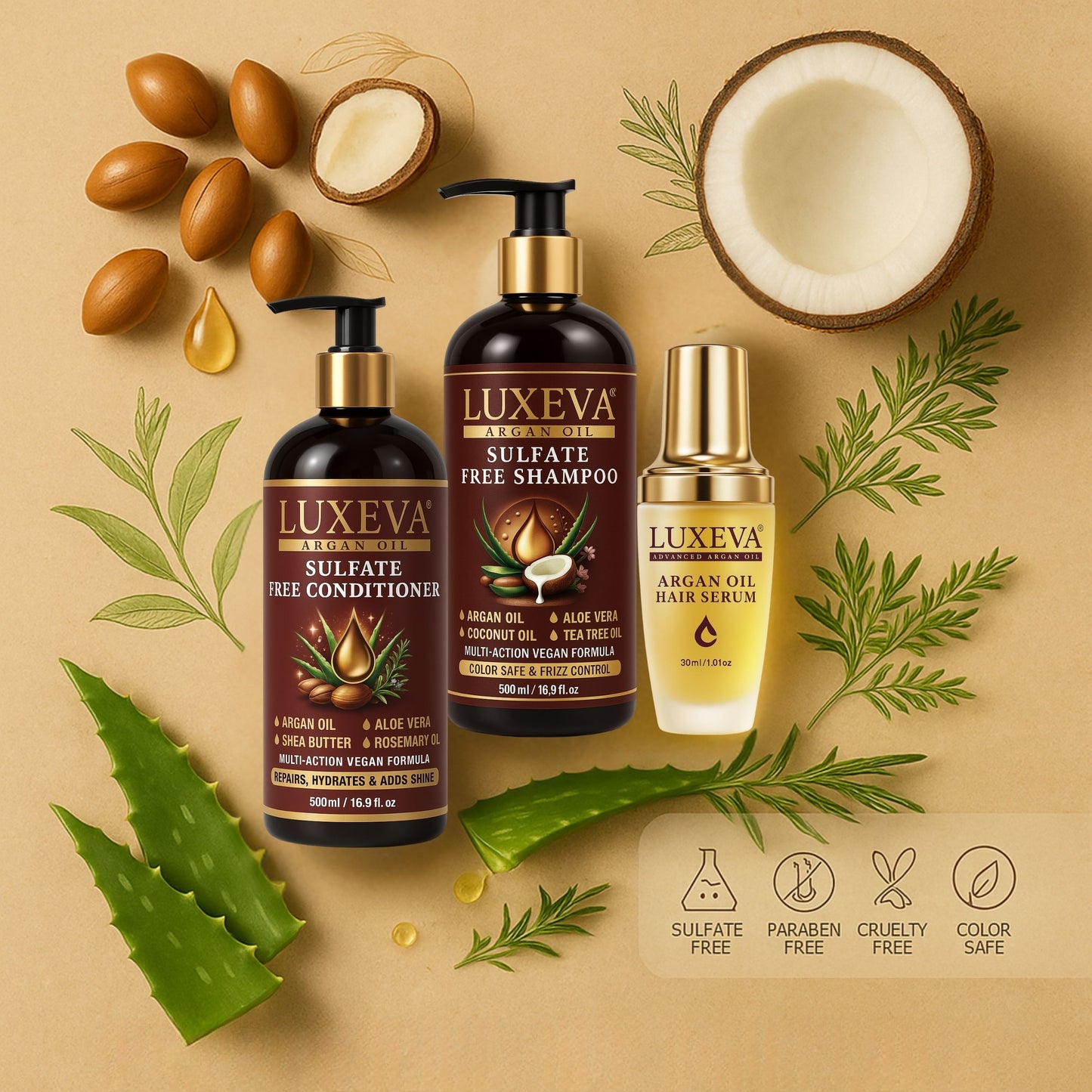3-in-1 Argan Oil Repair & Shine Set