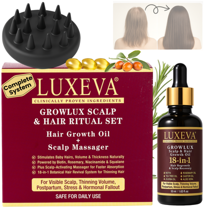 GROWLUX Hair Growth & Scalp Ritual Set