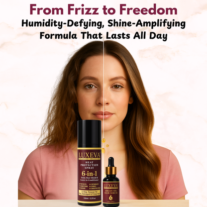 Argan Oil Heat Protection & Shine Repair Set