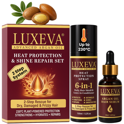 Argan Oil Heat Protection & Shine Repair Set