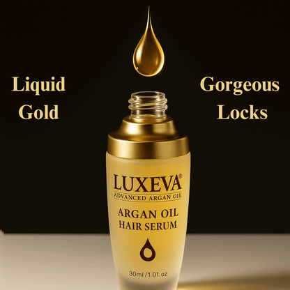 LUXEVA Argan Oil Hair Serum - Liquid Gold