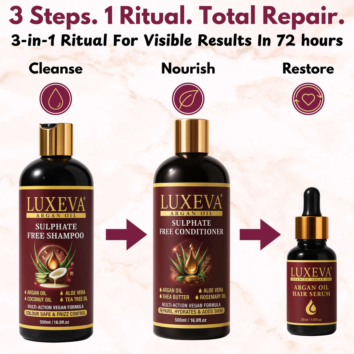 Argan Oil Hair Repair & Shine Ritual